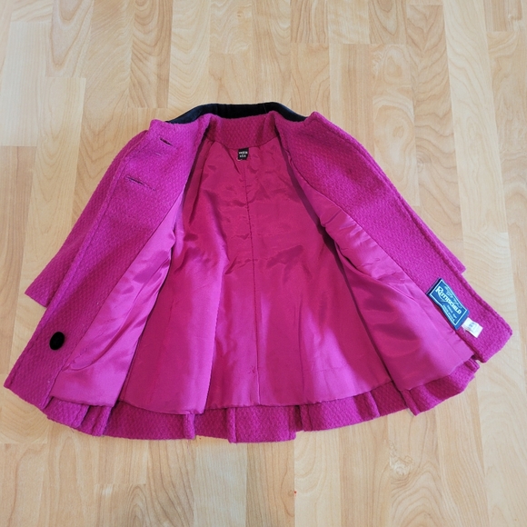 Rothschild Wool Toddler Pea Coat Vintage Pink Size 2T - Picture 3 of 7